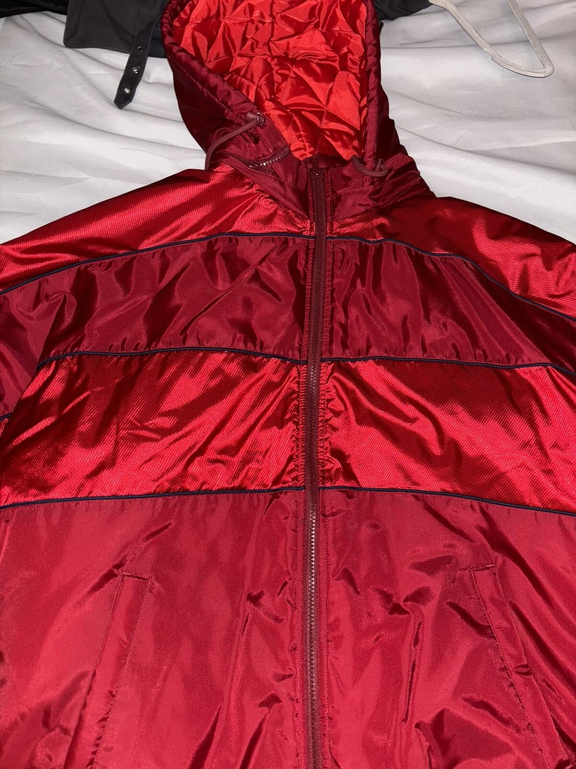 슈프림 위크 4 스포츠 파이핑 퍼피 자켓 레드 상품이미지2