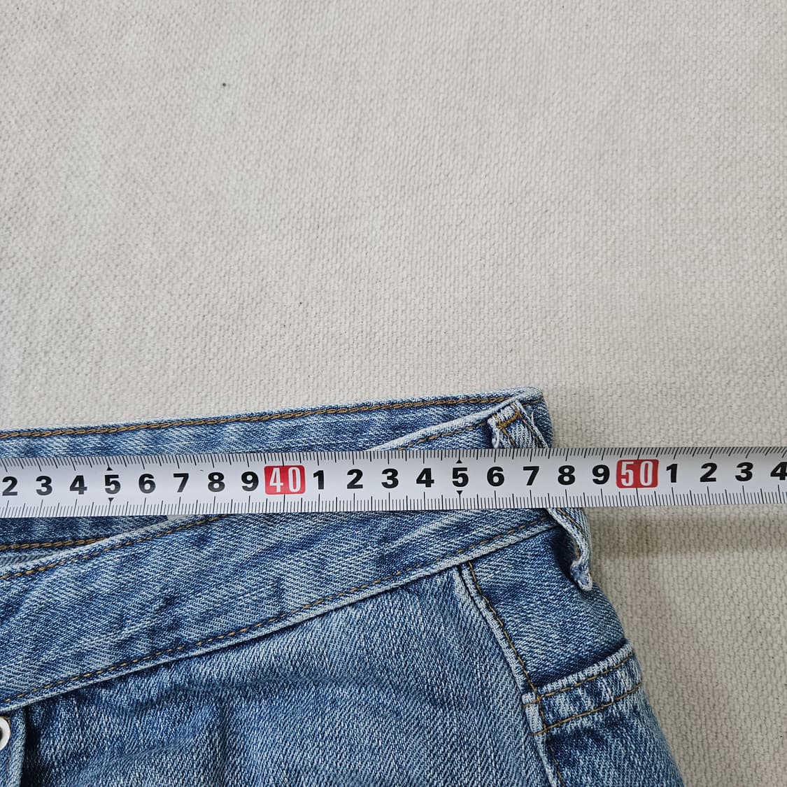 36 자라 빅사이즈 데님 팬츠 0408Y 상품이미지5