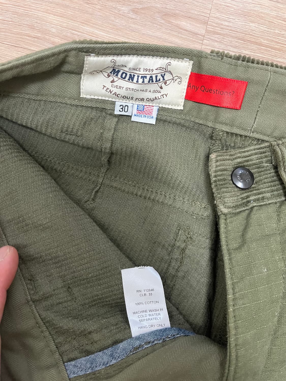 모니탈리 필드 카고바지 상품이미지4