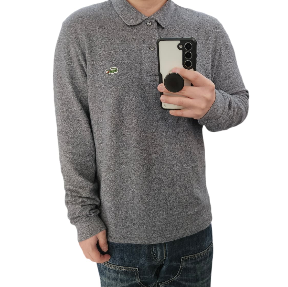 100 라코스테 긴팔 폴로셔츠 카라티 상품이미지1
