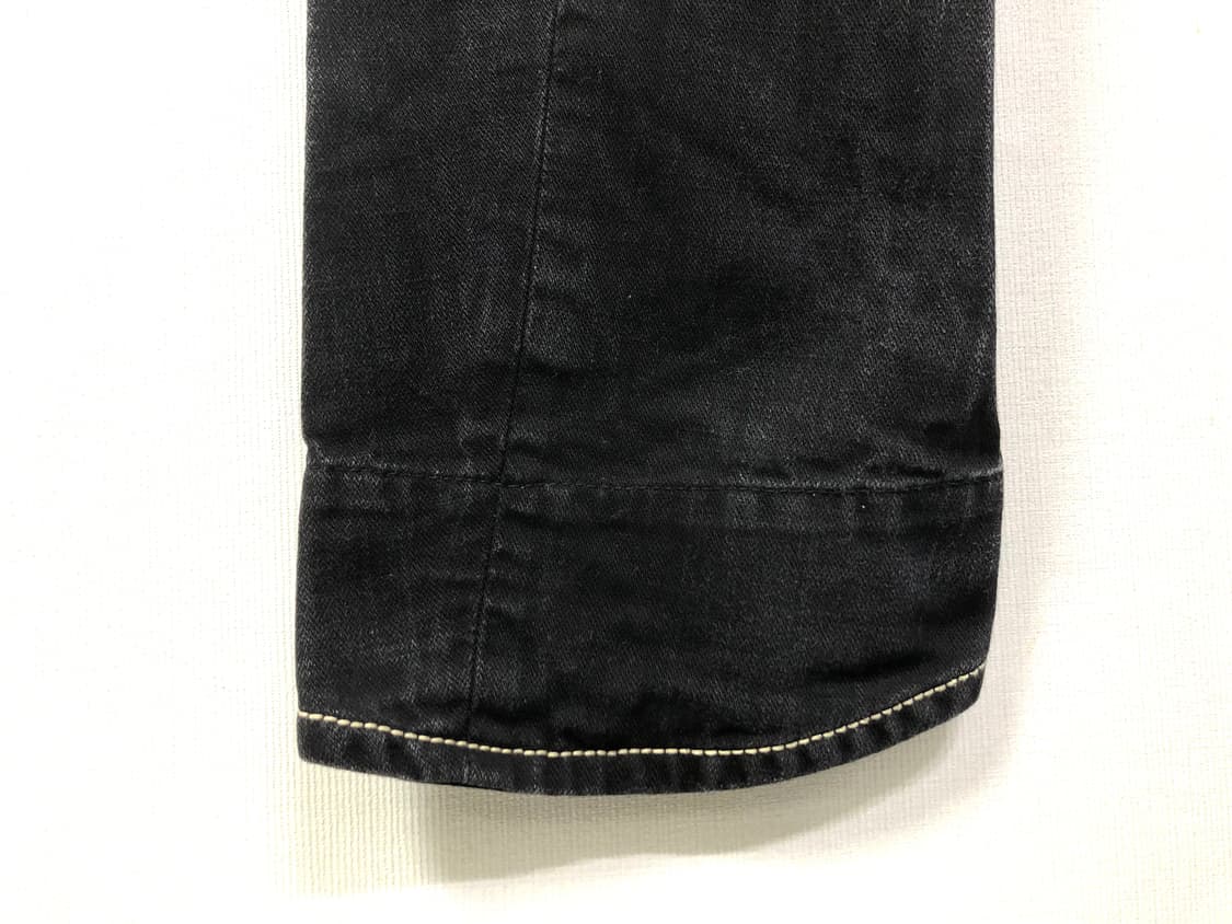 Evisu 에비수 흑청 엔지니어드진 데님팬츠 블랙 청바지 34 상품이미지6
