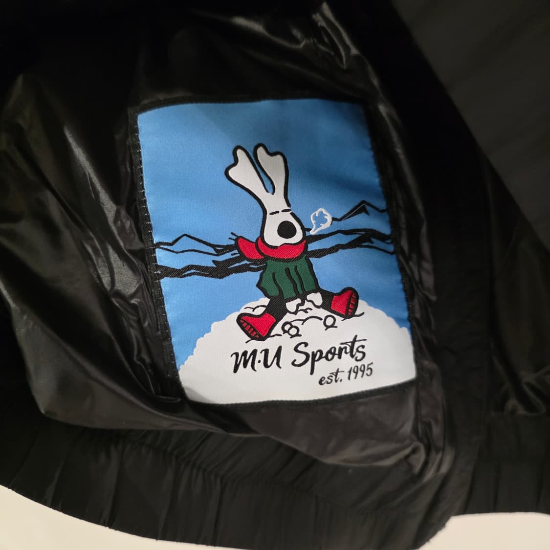 M.U SPORTS 뽀글이 후드 조끼 XL 블랙 상품이미지7