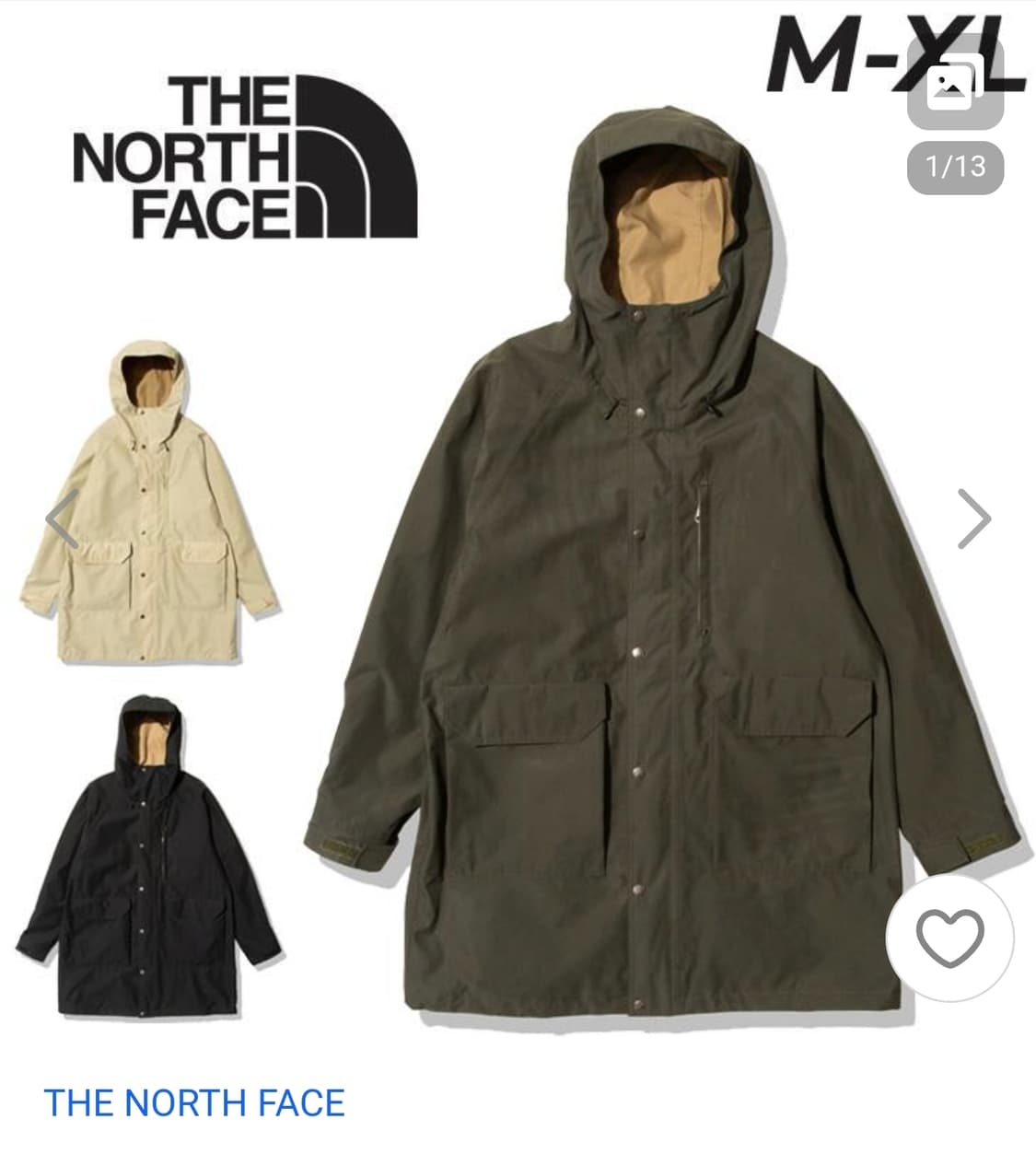 노스페이스 마운틴 자켓 XL 타우페색상 상품이미지1