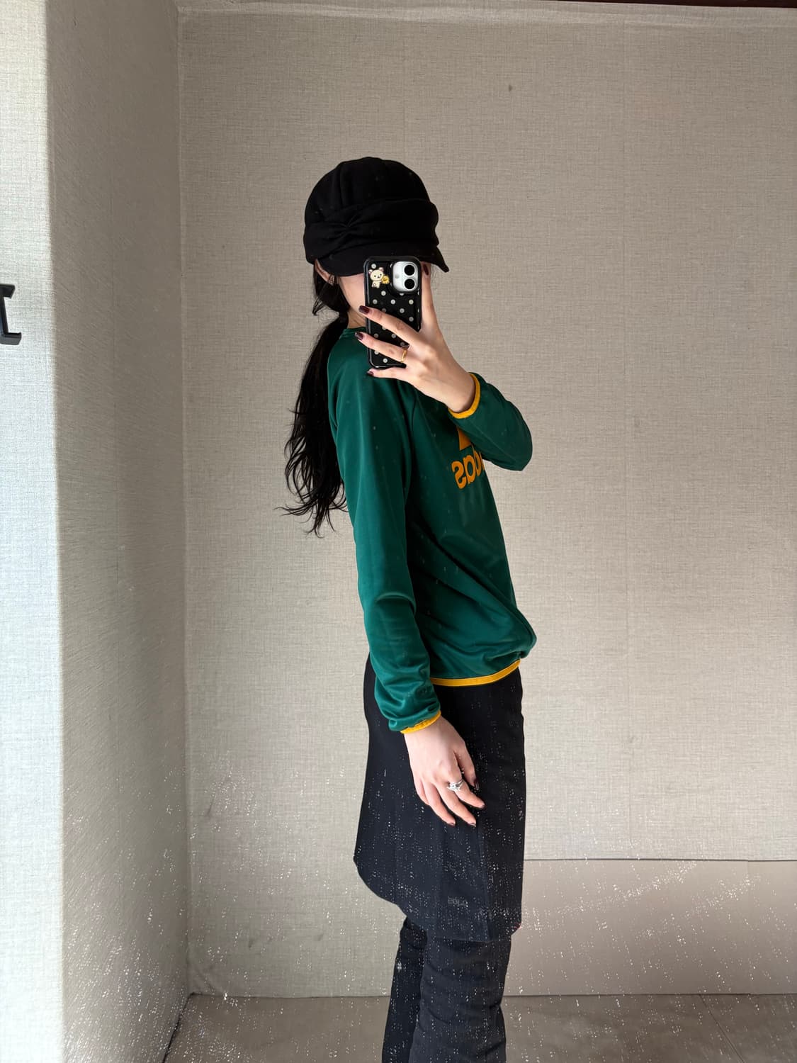 아디다스 그린 빅로고 롱슬리브 상품이미지4