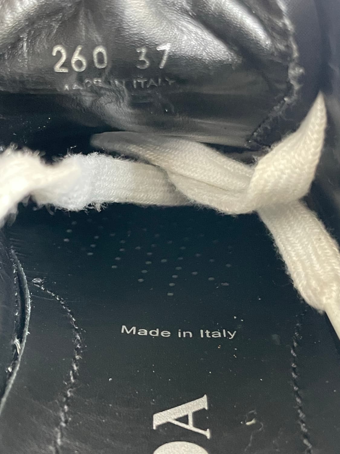 프라다 개버딘 블랙 스니커즈 37싸이즈 상품이미지8