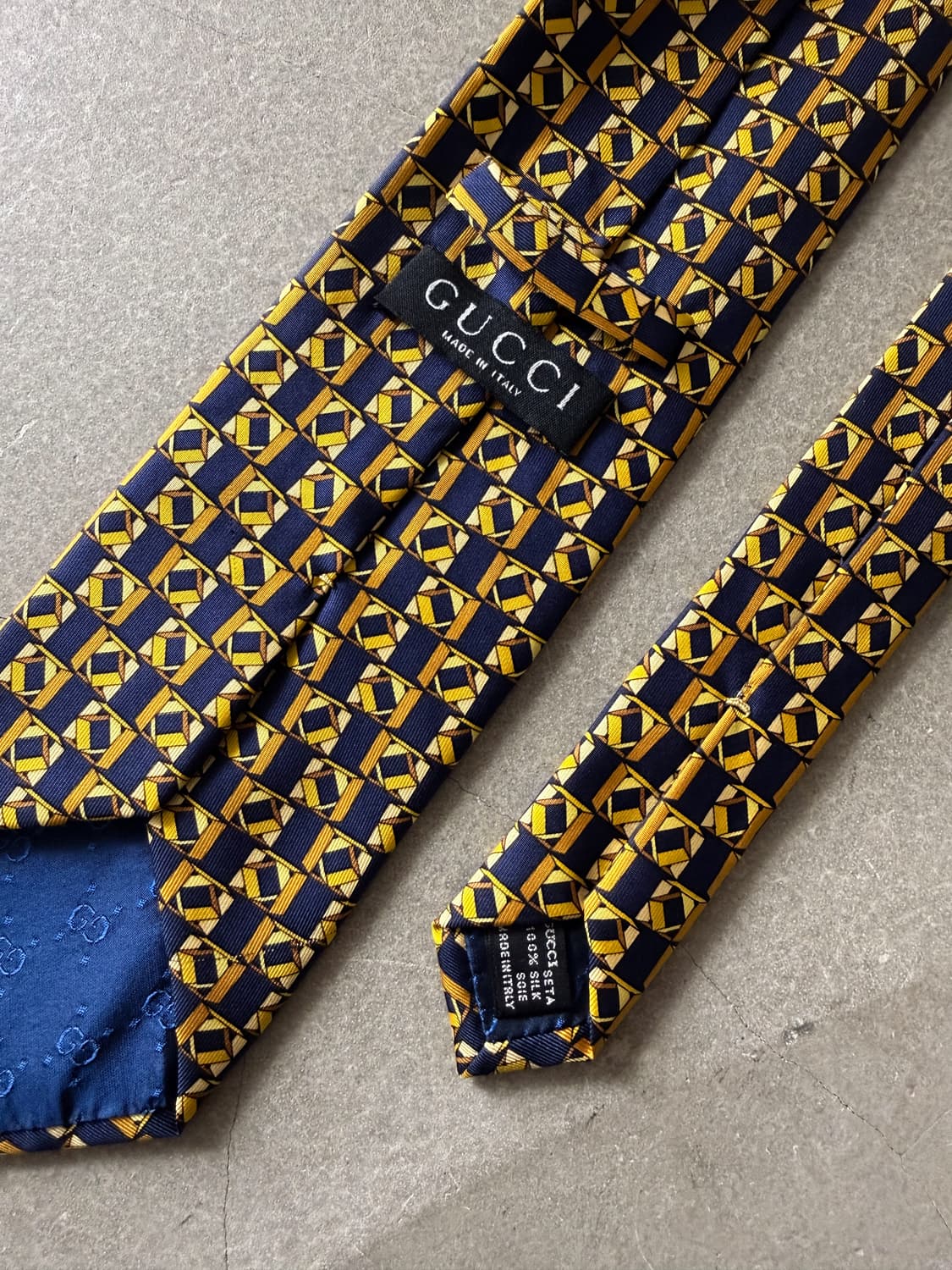 Gucci Pattern Silk Tie 상품이미지3