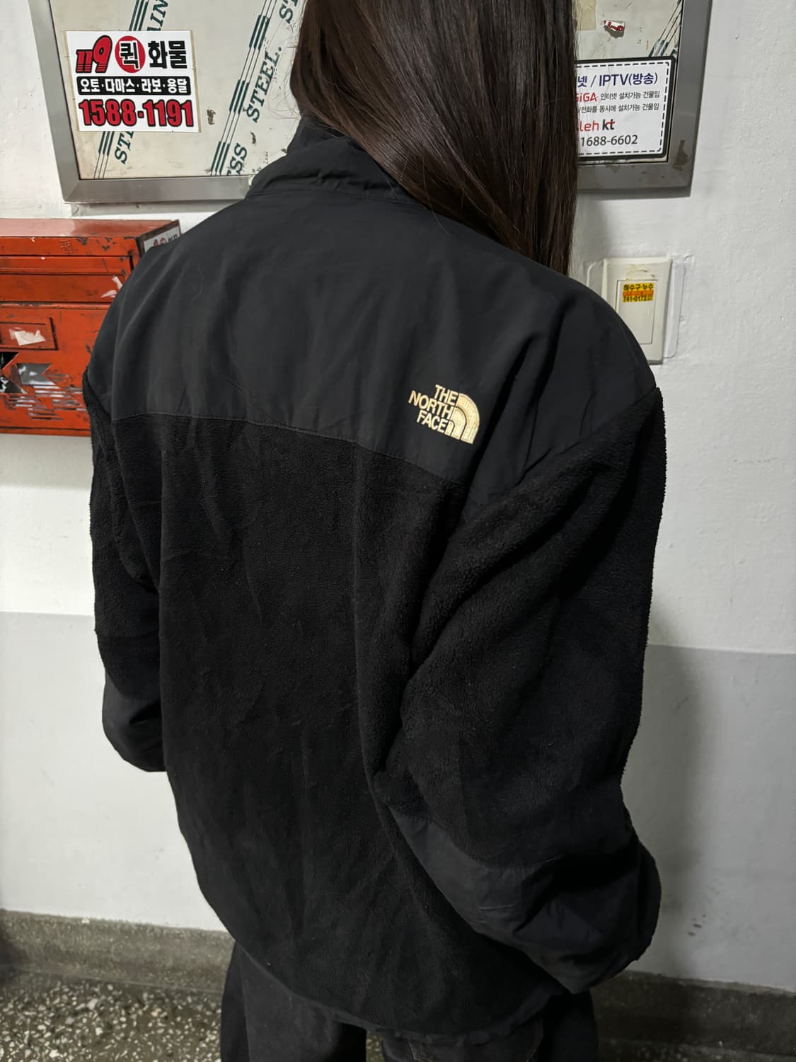 90s THENORTHFACE 블랙 고프코어 고어텍스 플리스집업  상품이미지4