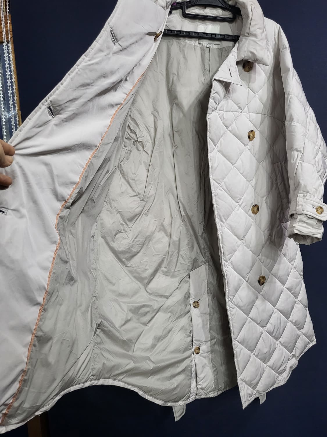 SJWANI(손정완) 퀼팅 구스다운 더블패딩 상품이미지5