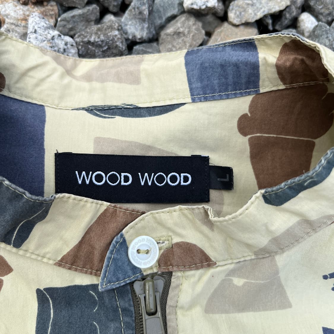 woodwood 차이나 집업 셔츠 자켓 상품이미지2