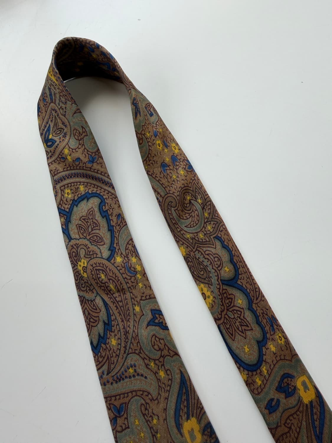 페이즐리 실크 넥타이 9.3cm 상품이미지6