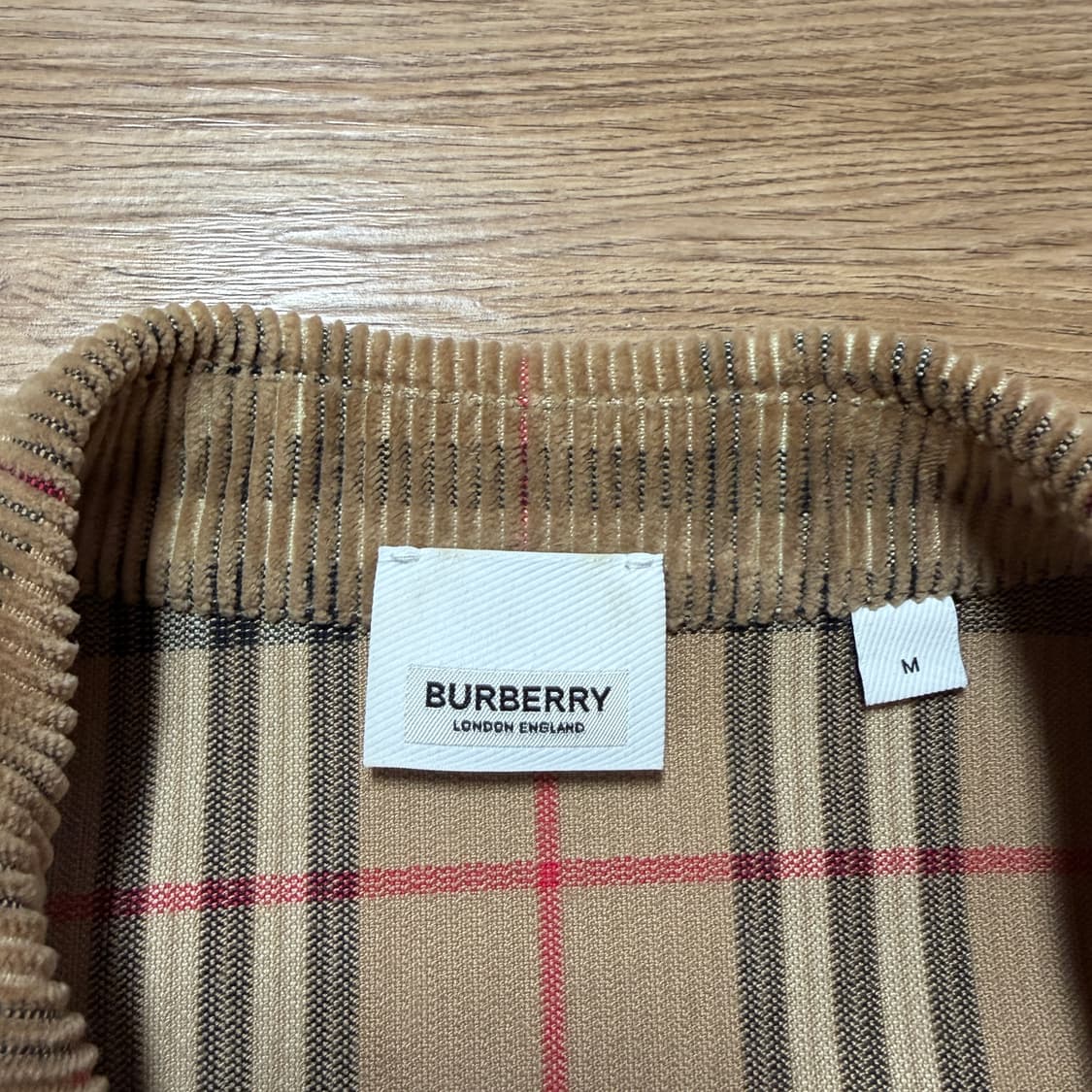 버버리 코듀로이 아우터형 오버셔츠 상품이미지3