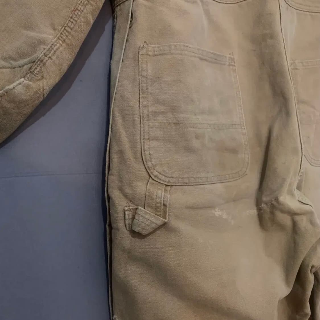 XL CARHARTT 칼하트 100주년 80s 빈티지 덕 커버 점프수트 상품이미지8