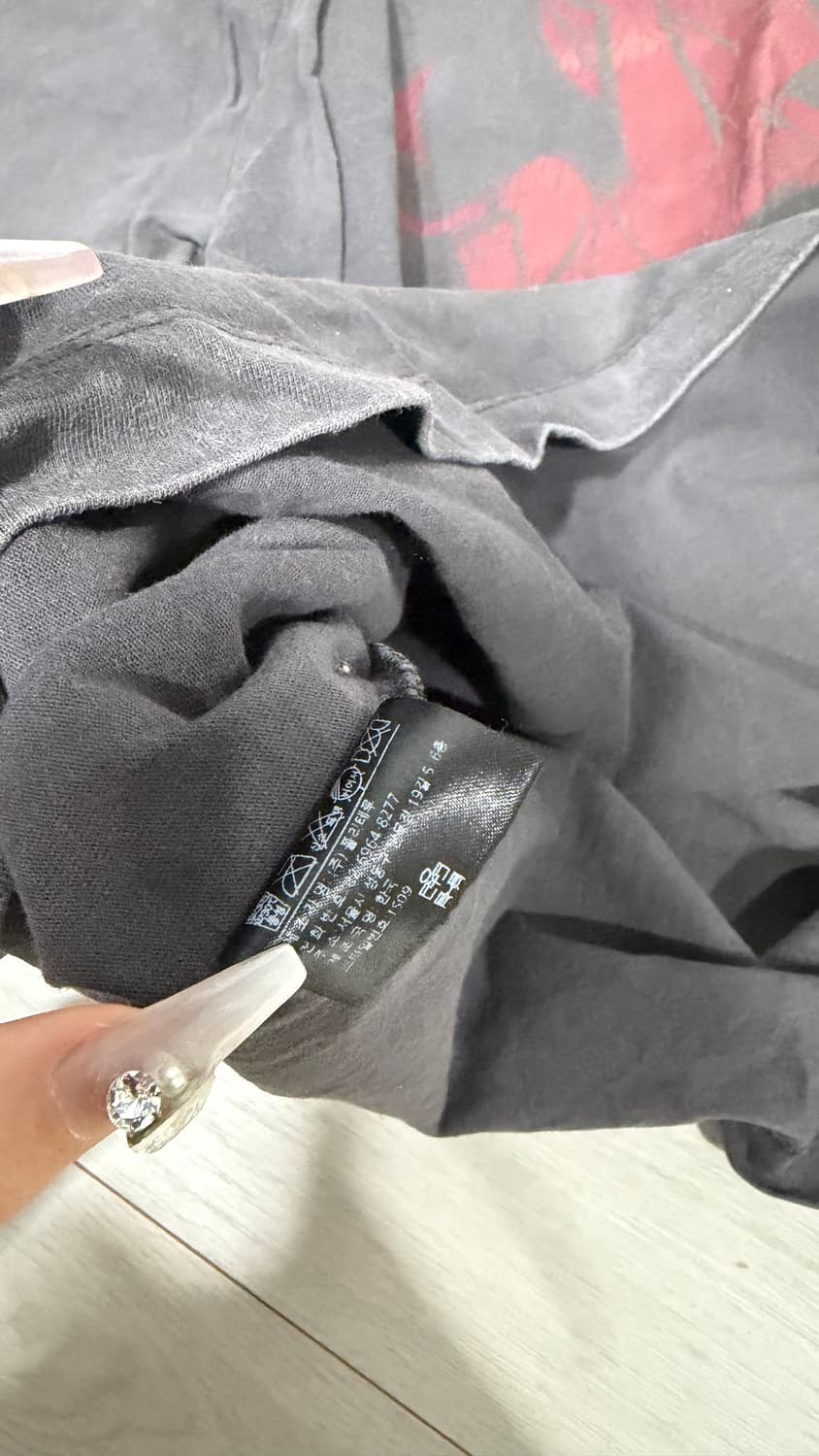 폴리테루 핫스터프 1/2 슬리브스 레터링 상품이미지5