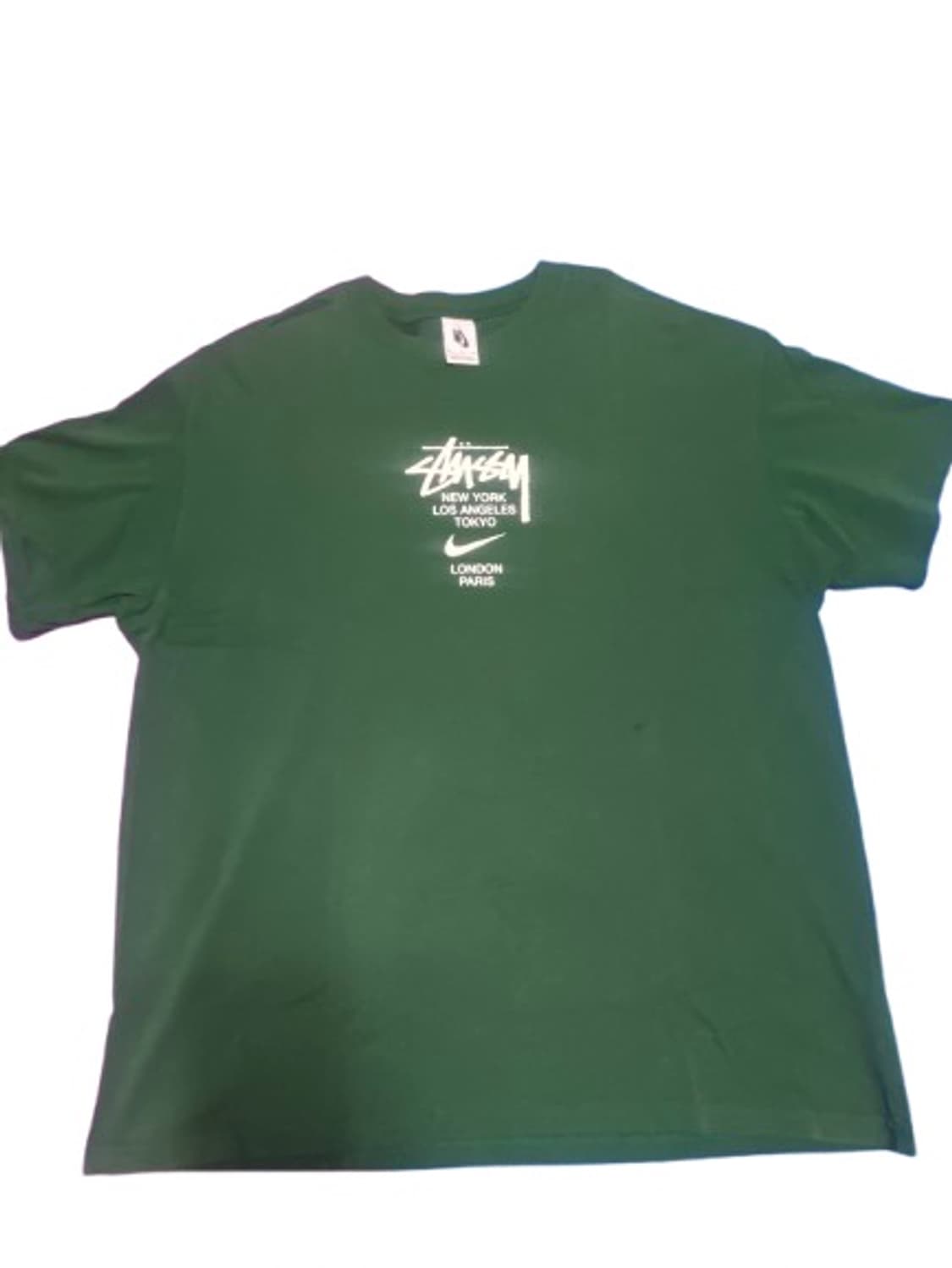 나이키 x 스투시 월드투어 티셔츠 그린 (xl) 상품이미지2