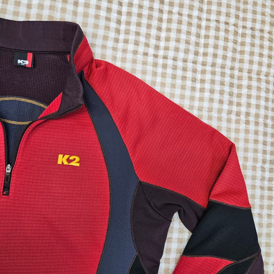 K2 반집업 기모 등산복 남자100 상품이미지3