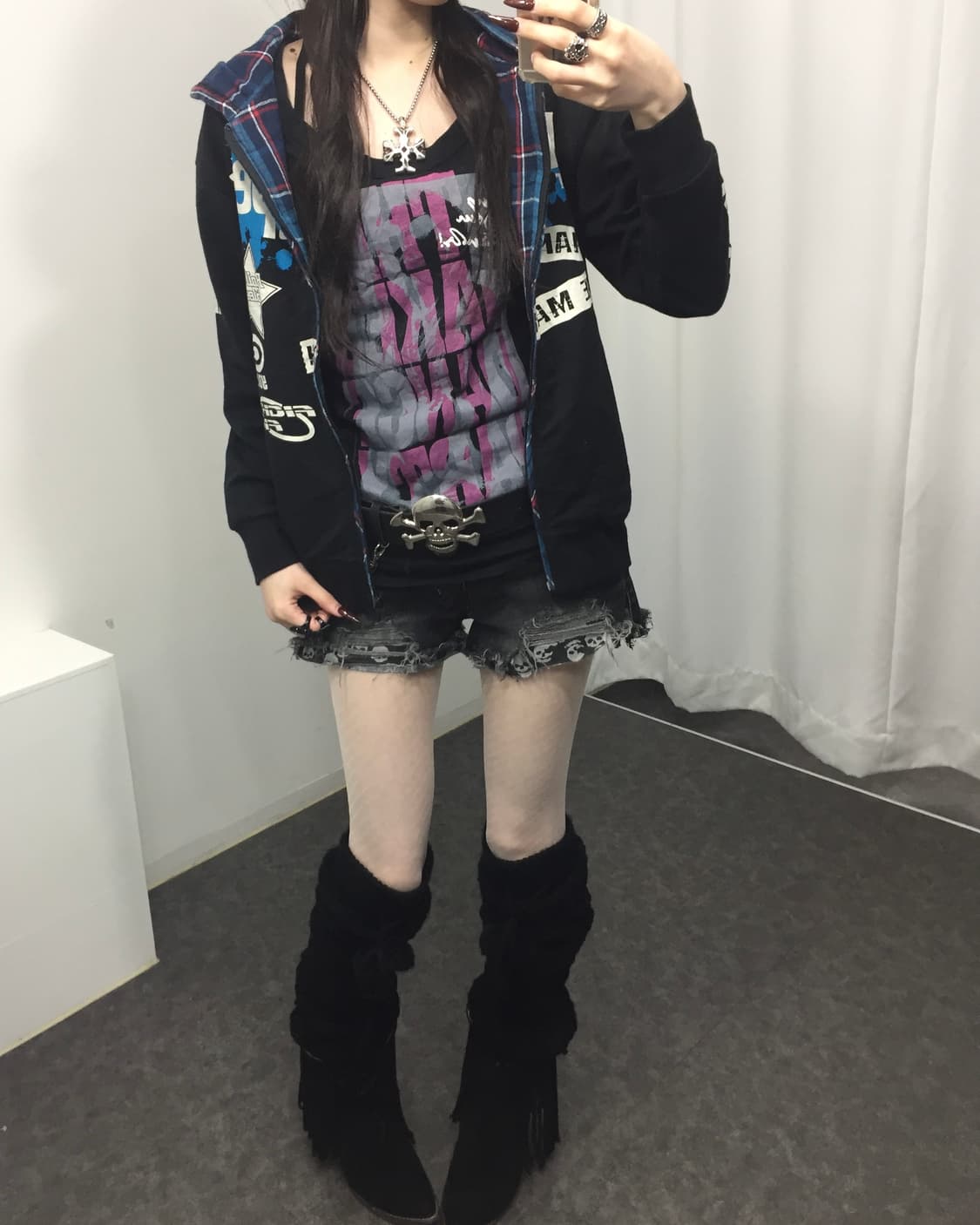 쿠로 펑크 코디🖤 상품이미지3