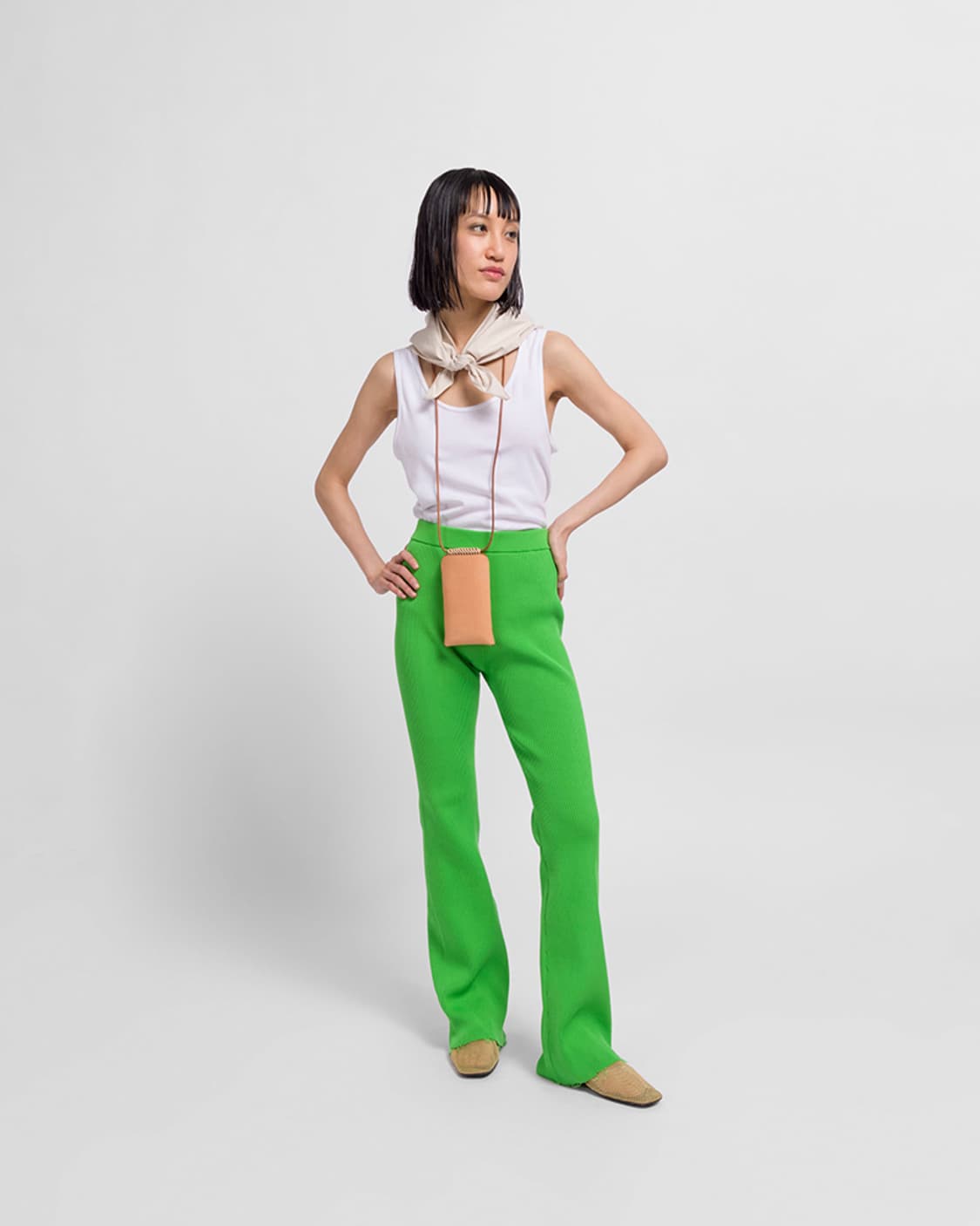 PERVERZE Re-cotton Rib Line Pants 상품이미지2