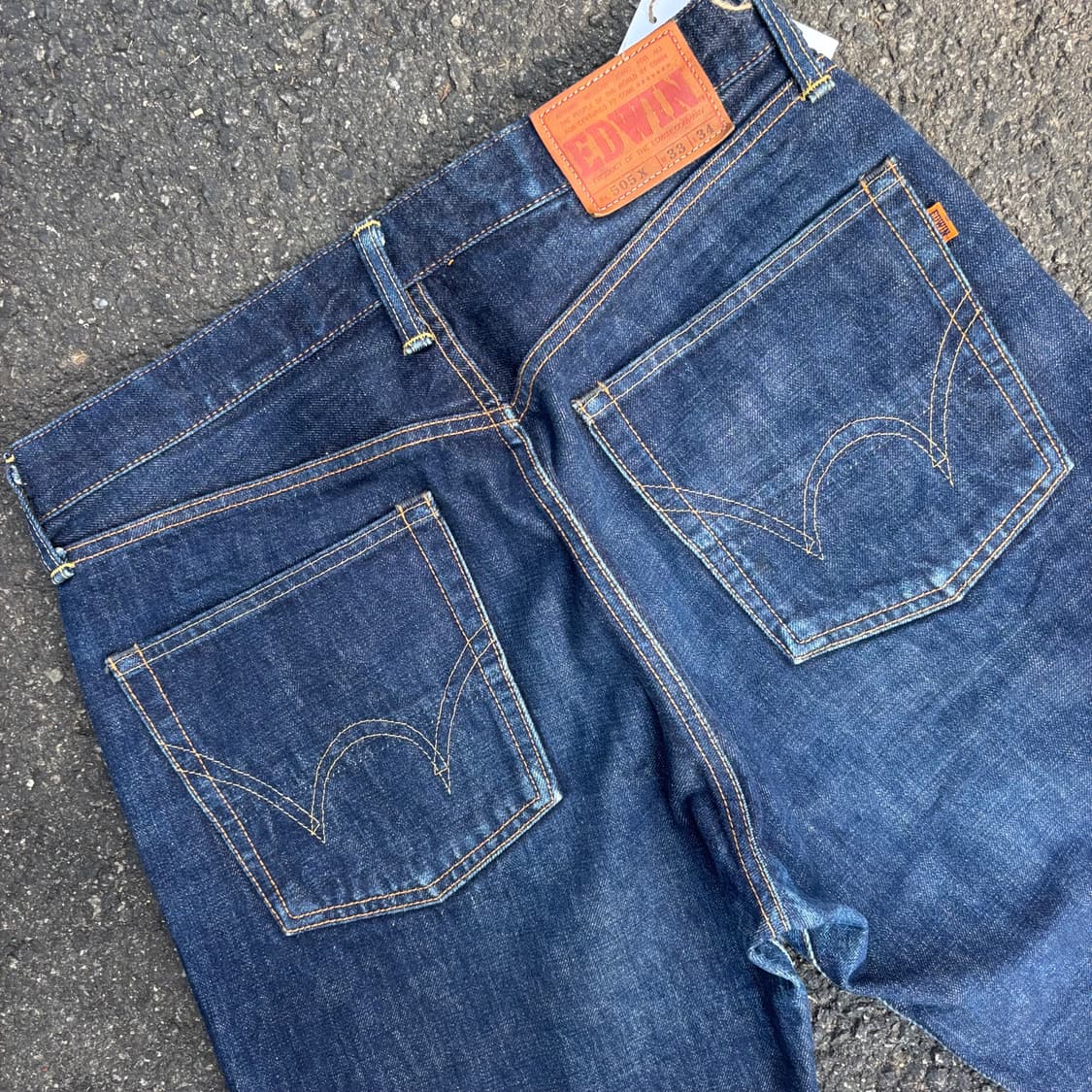일본 에드윈 505x 셀비지 데님 상품이미지9
