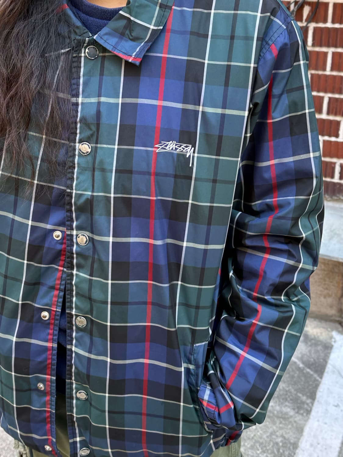 스투시 코치자켓 데우스 맨투맨 카키 카고팬츠 코디 상품이미지5