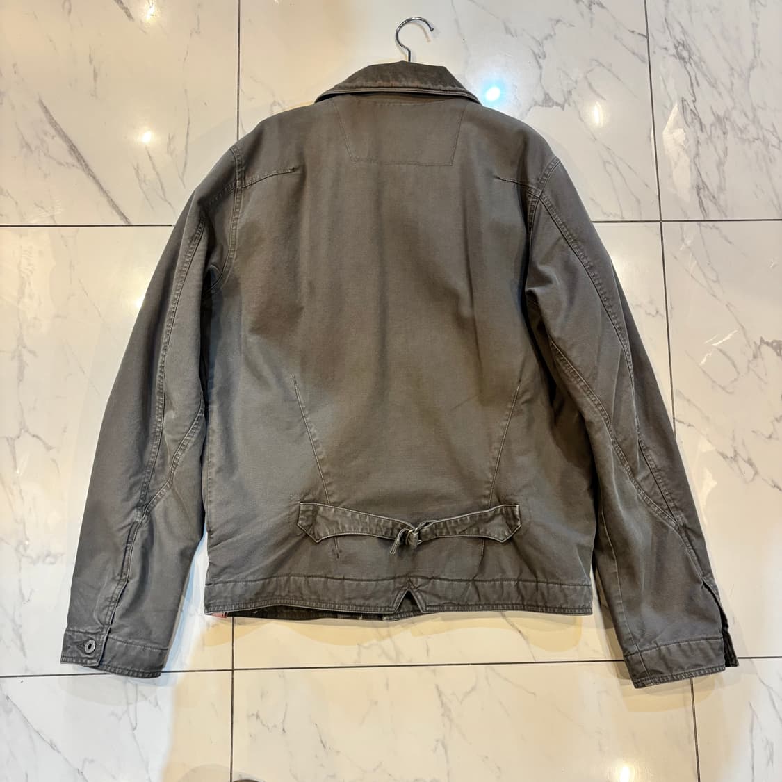 디젤 누빔 멀티포켓 자켓 라이트그레이 XL 상품이미지2