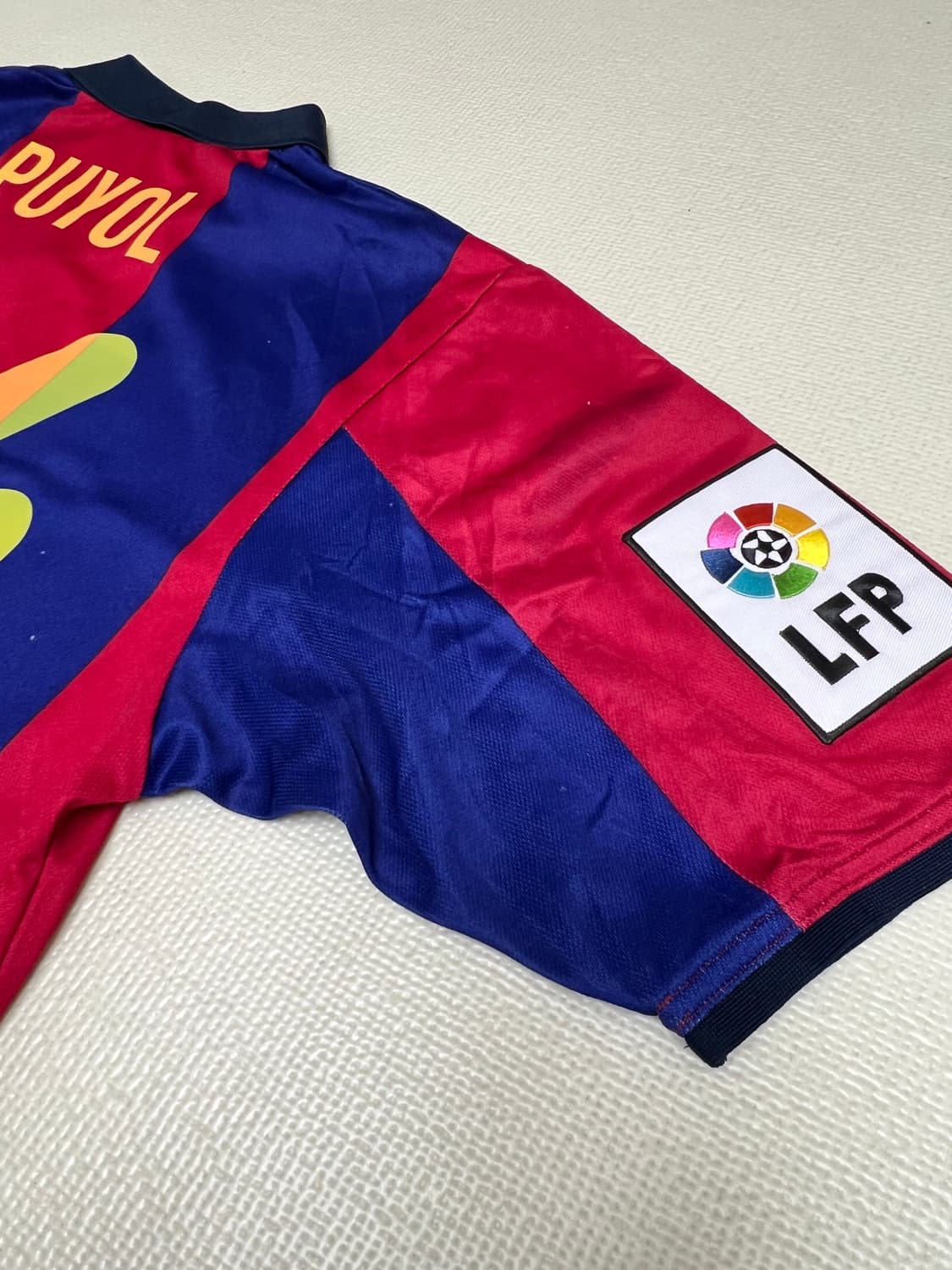 00/01 나이키 바르셀로나 홈 유니폼 퓨욜 L사이즈 상품이미지6