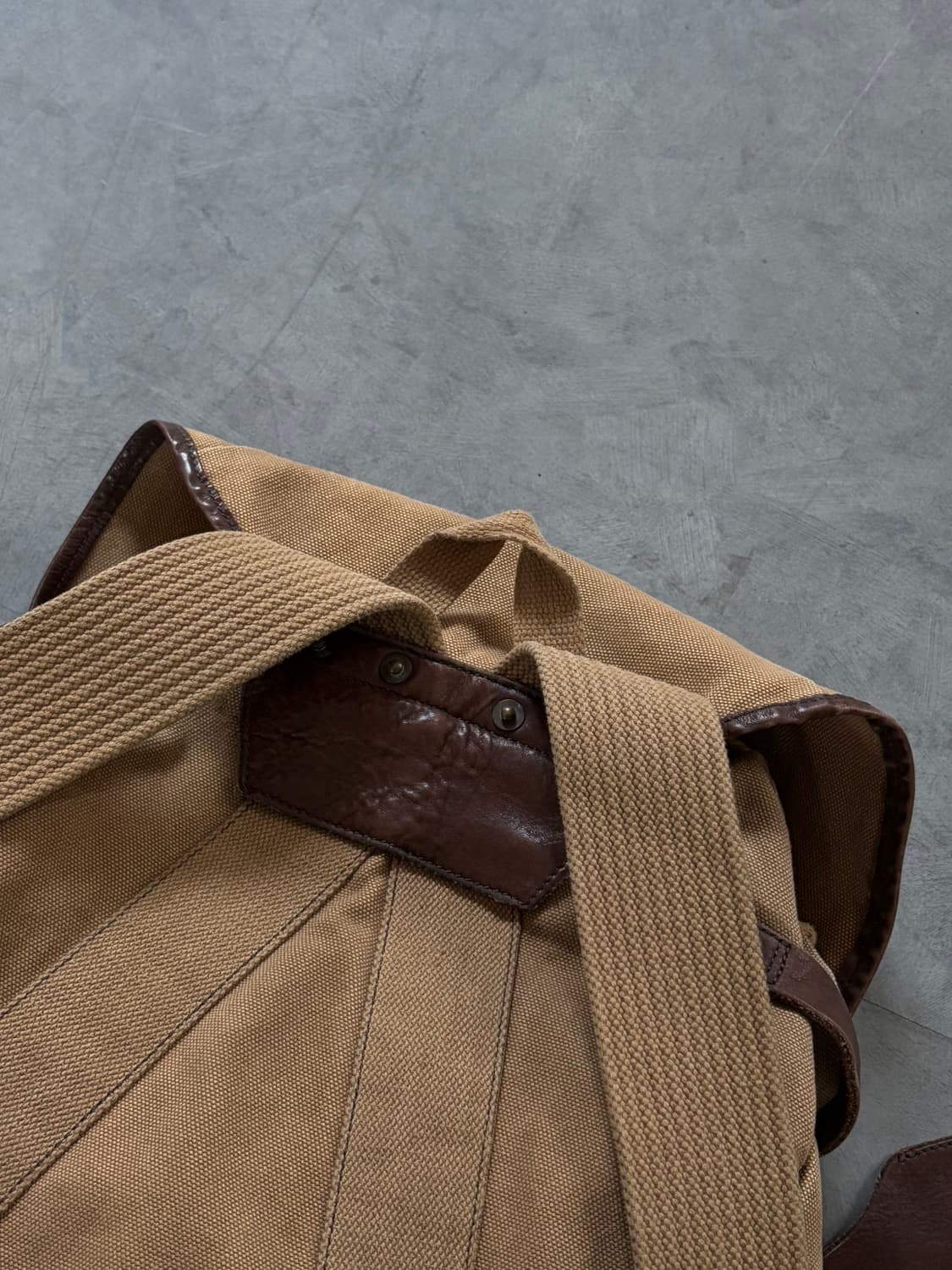 Polo 폴로 랄프로렌 레더 트림 캔버스 백팩 상품이미지7