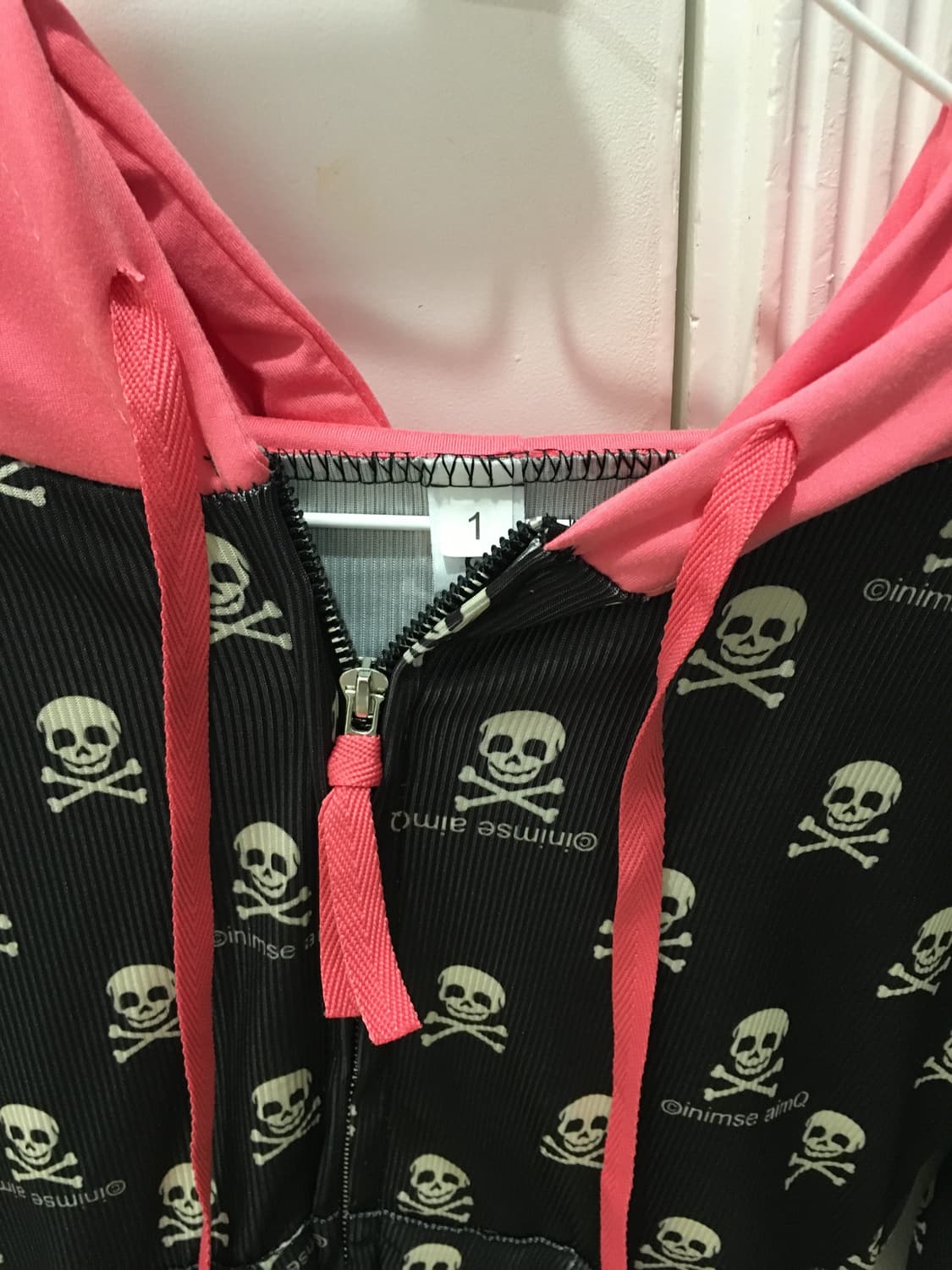 고스펑크 해골 집업 상품이미지2