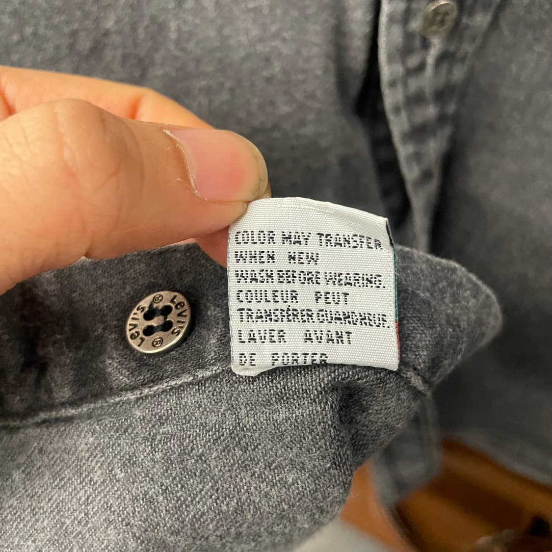 00s 리바이스 흑청 포켓 데님 셔츠 상품이미지8