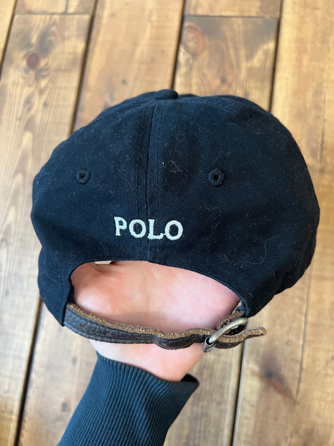 폴로 블랙 베어 볼캡 상품이미지2