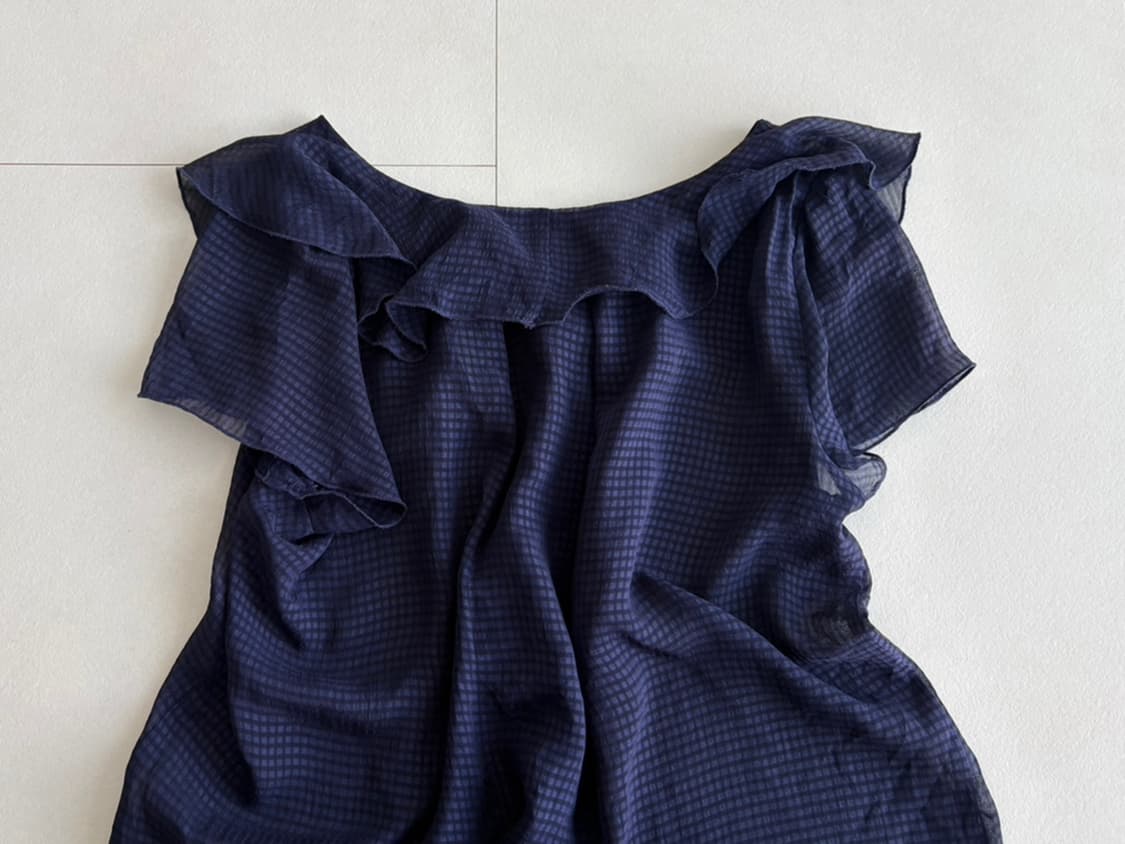 ruffle tie blouse 상품이미지3