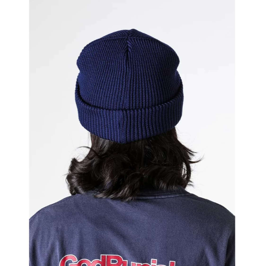 [새상품] 세인트미카엘 saint 로고 비니 니트캡 네이비 상품이미지7