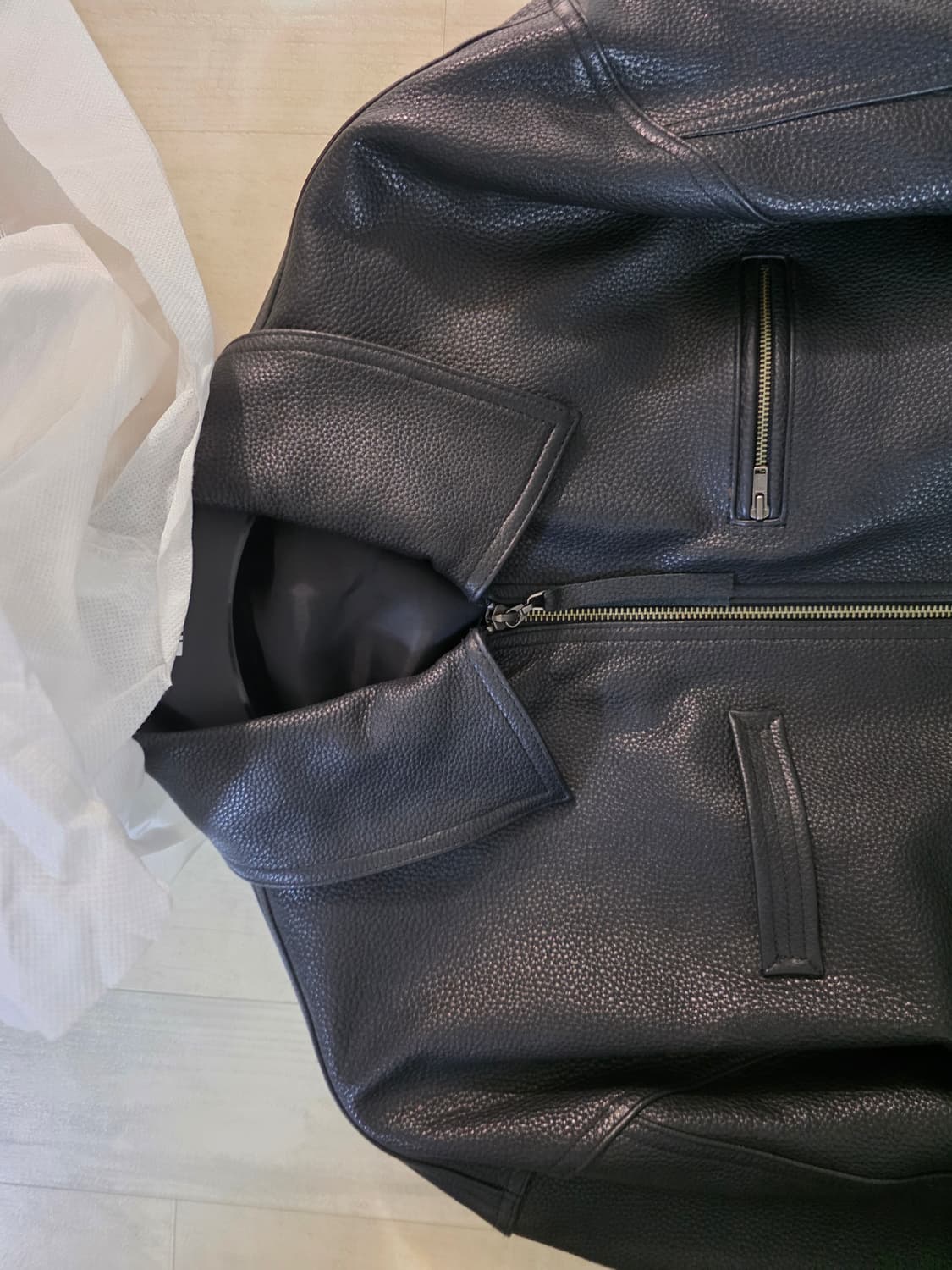 엘무드 데이비슨 카우하이드 레더 자켓 48 상품이미지4