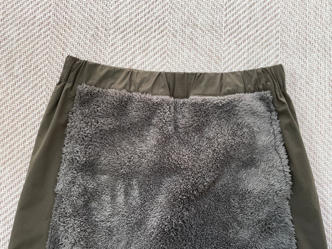 빈티지 보아 패널 밴딩 나일론 스커트 상품이미지2