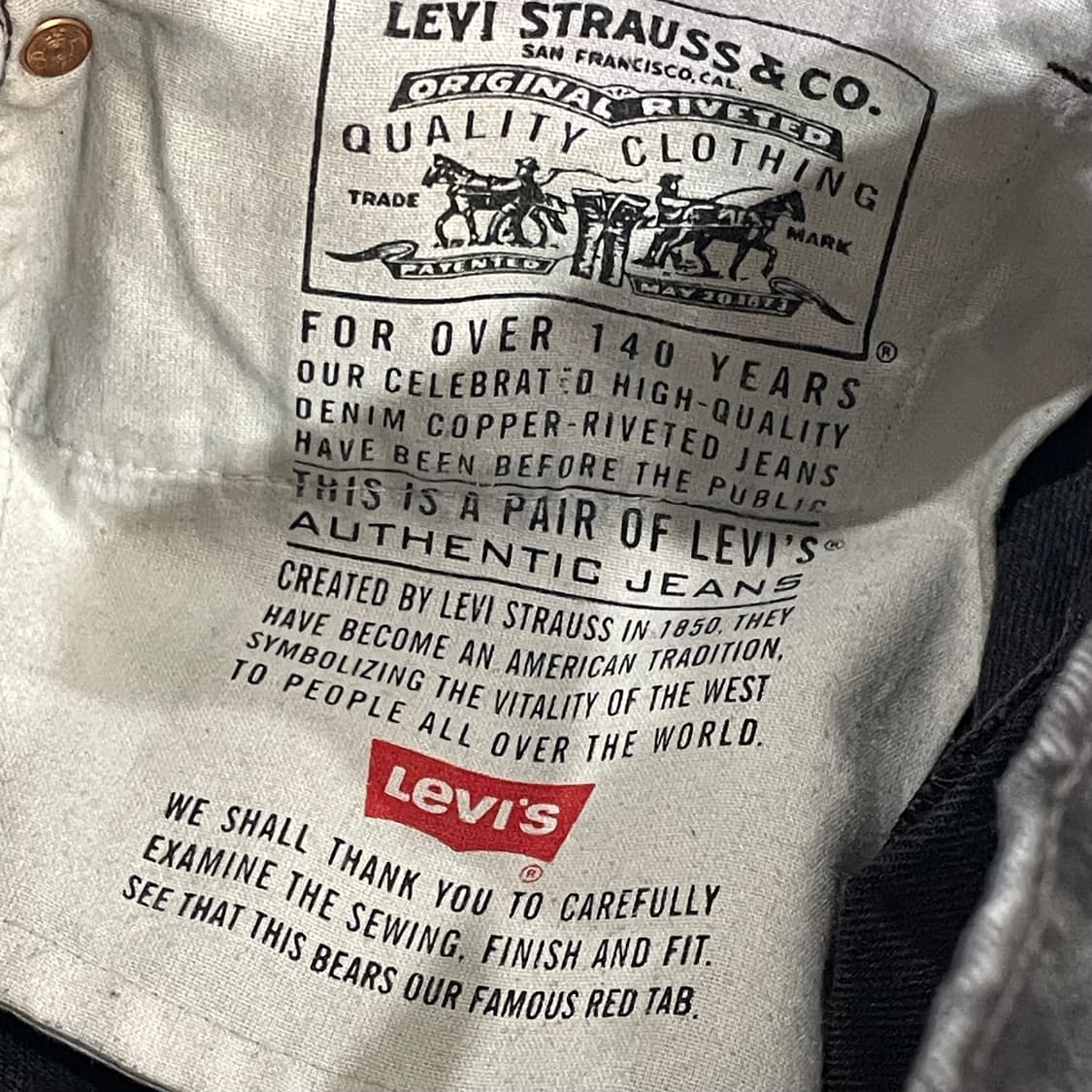 (26) 90s Levi's 512 (리바이스 슬림핏 블랙 진) 상품이미지5