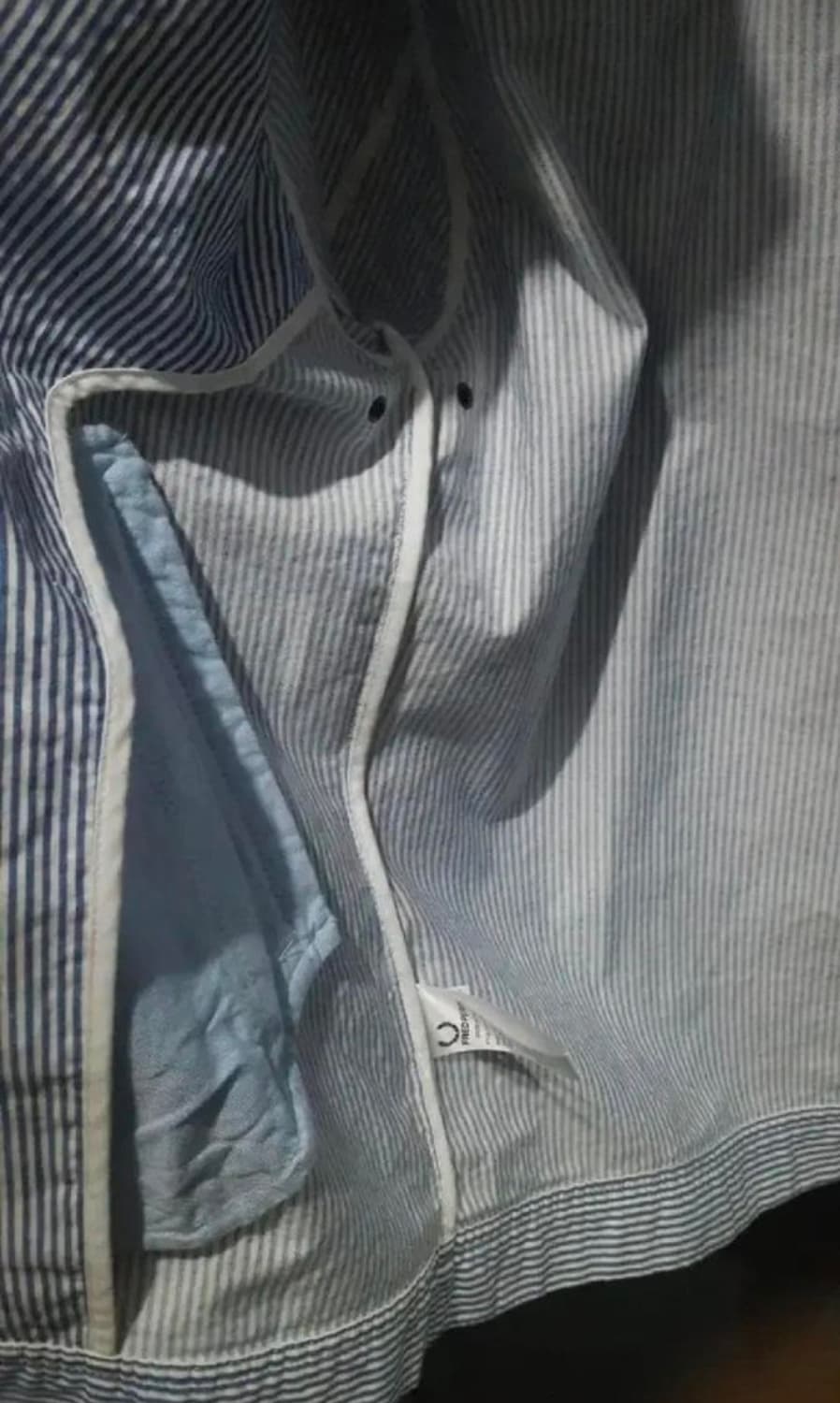 프레드페리 스트라이프 코튼자켓 M 상품이미지3