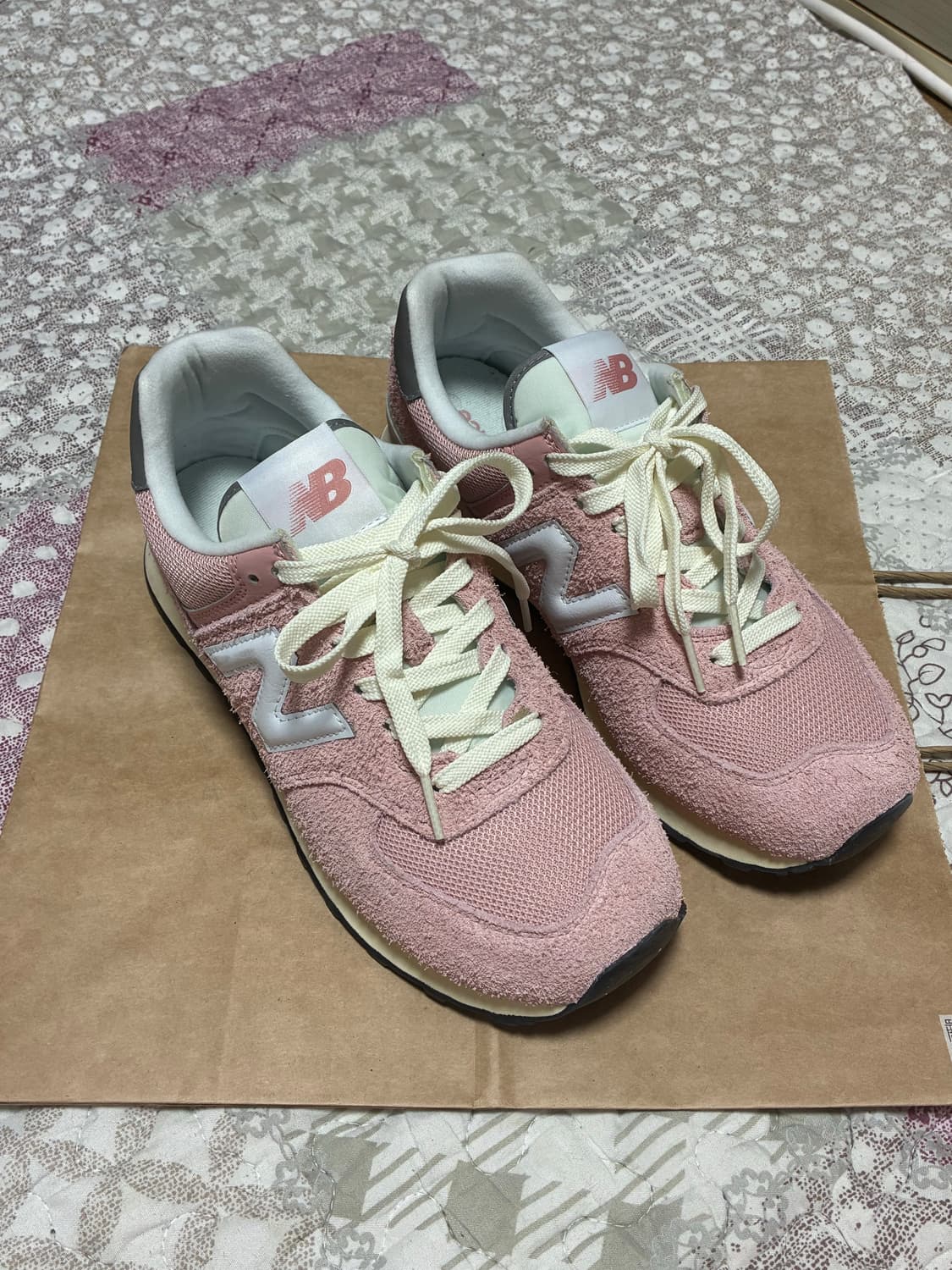 뉴발란스 574 헤리티지 멜로우 핑크 260사이즈 상품이미지1