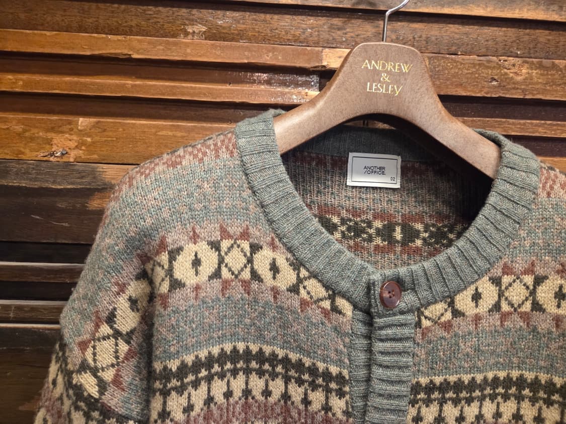 어나더오피스 페어아일니트 가디건 상품이미지3