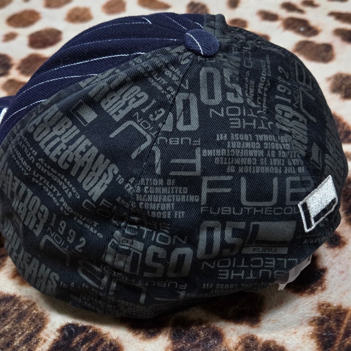 후부 스트라이프 패턴 볼캡 상품이미지3