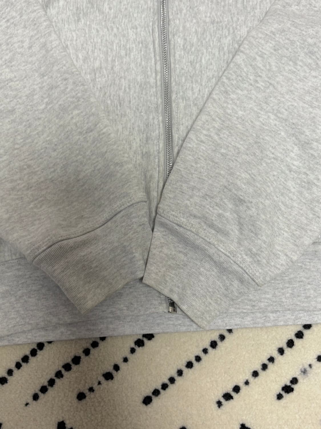 Stussy 리갈 크라운 후드집업 그레이 L 상품이미지4