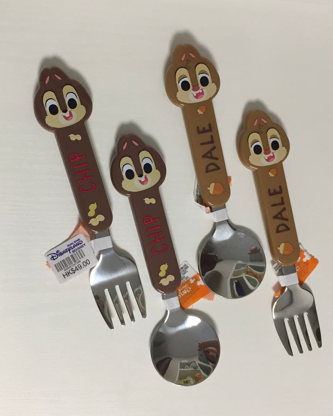 🤎 칩앤데일 수저&포크 2세트 🧡 상품이미지1