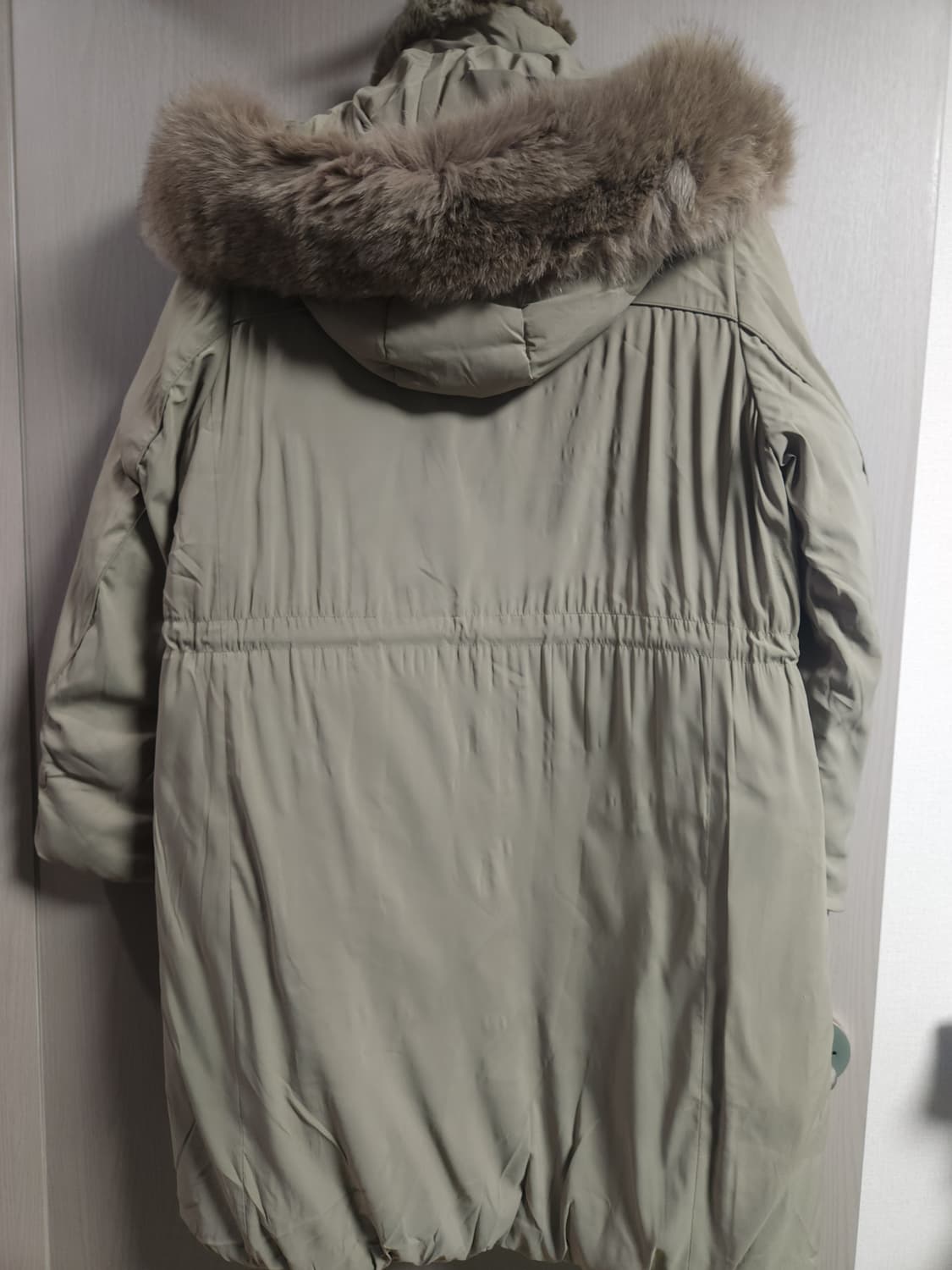 헤지스 거위털 롱 패딩 푸퍼코트, M 상품이미지3