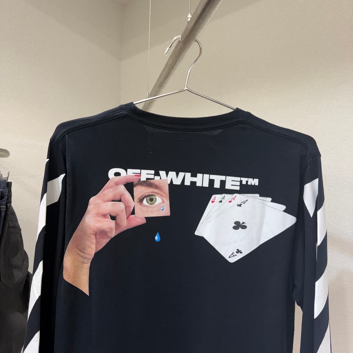오프화이트 프린팅 티셔츠(감정서⭕️) 상품이미지6