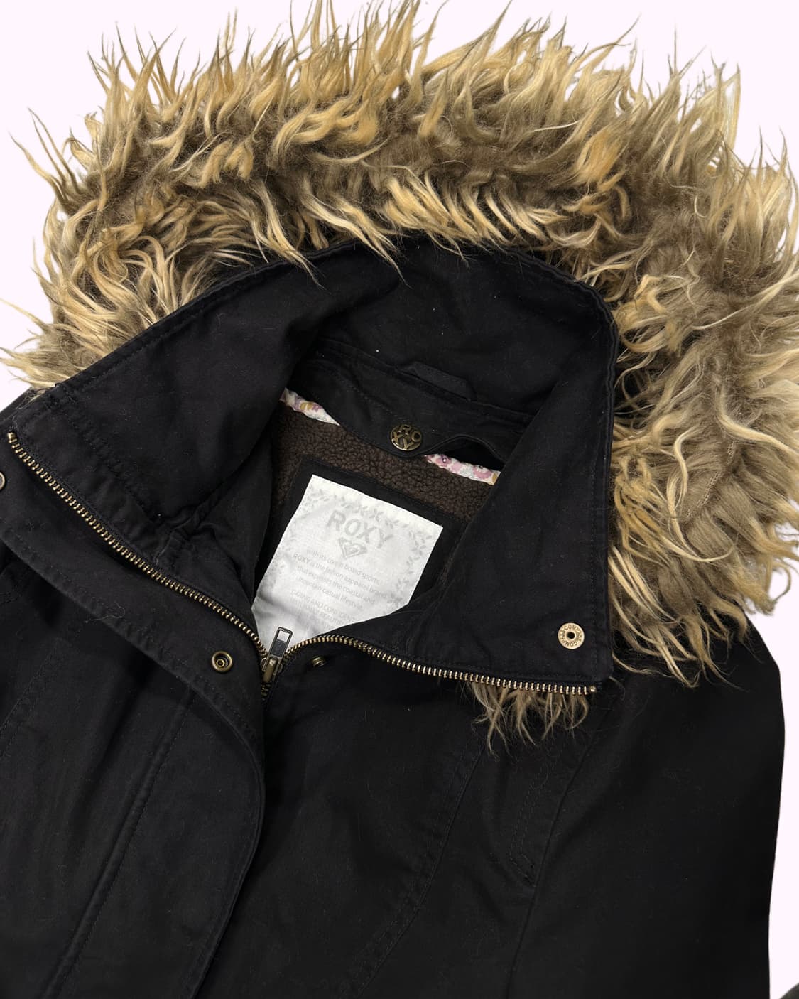ROXY fur hood field parka 상품이미지3