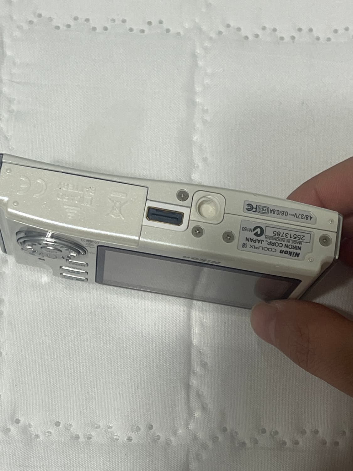 빈티지 디카 니콘 쿨픽스 S8 펄화이트 상품이미지4