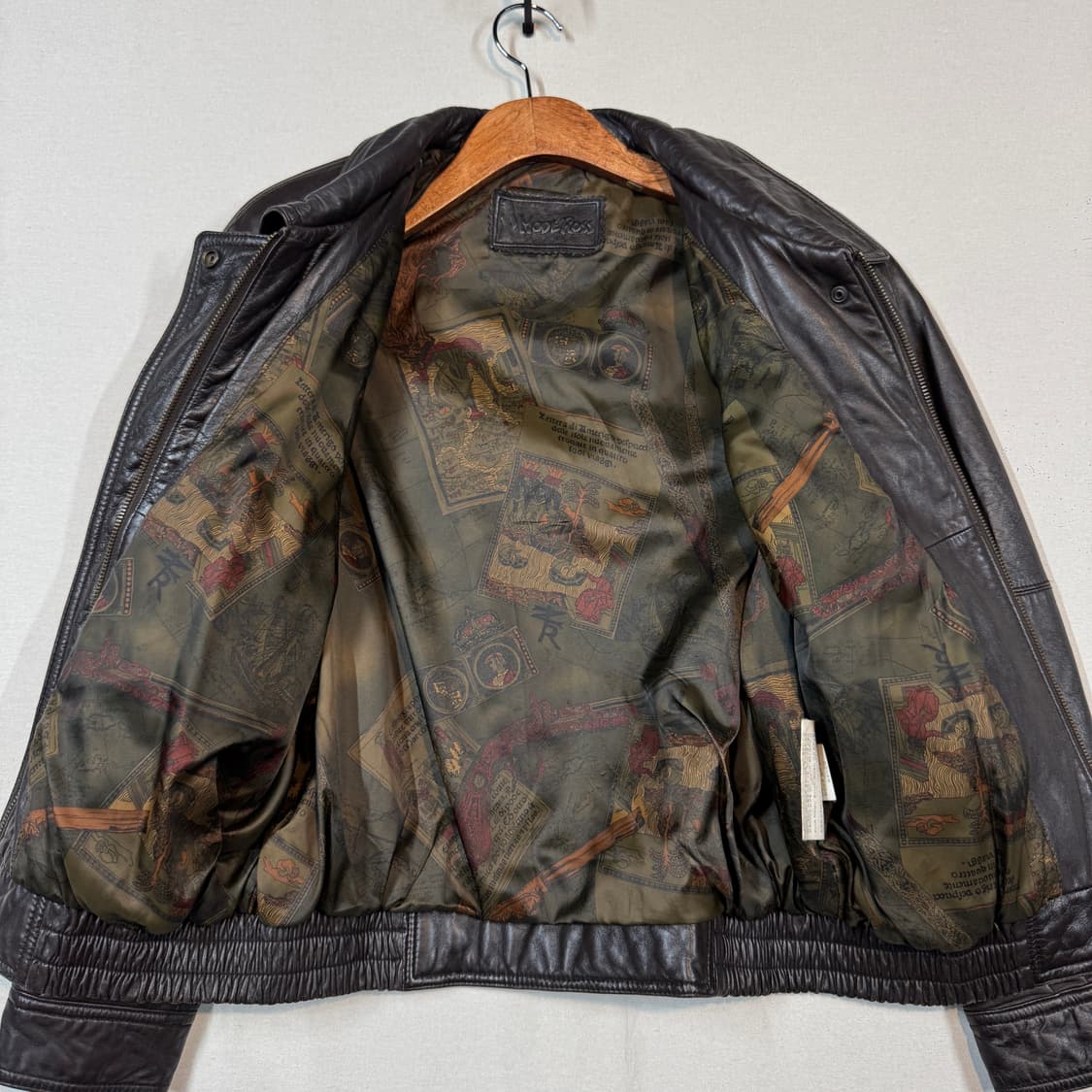 L) mode ross 양가죽 블루종 봄버 자켓 상품이미지4