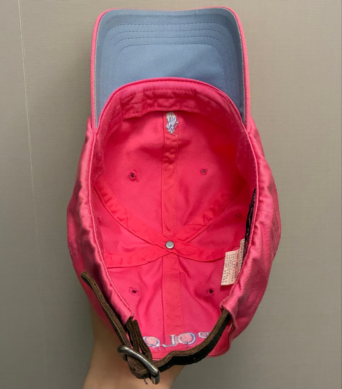 (F)폴로랄프로렌 베이스볼 핑크 볼캡 모자 폴로모자 폴로볼캡 상품이미지7