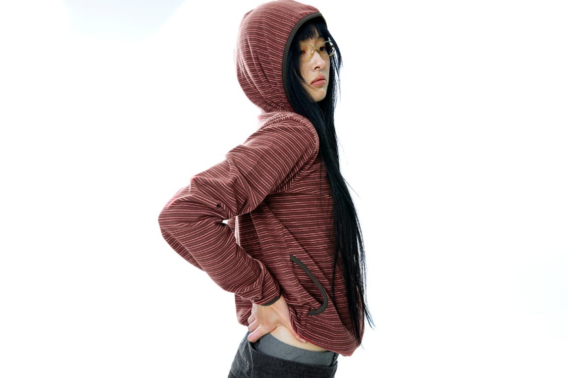 코이세이오 STRIPE FLEECE HOOD ZIP-UP 후드집업 상품이미지2