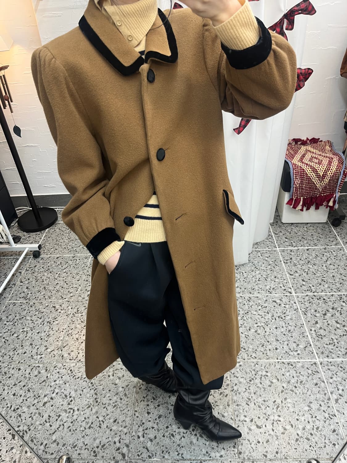 camel edge coat 상품이미지2