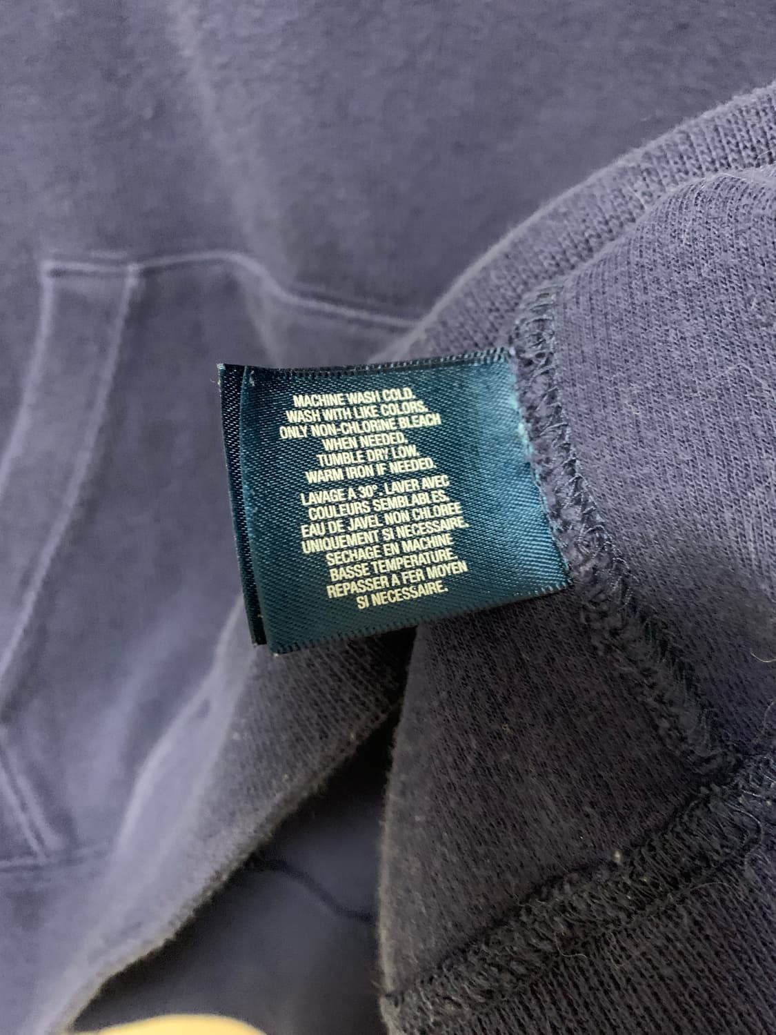 폴로 빅포니 후드티 네이비 상품이미지4