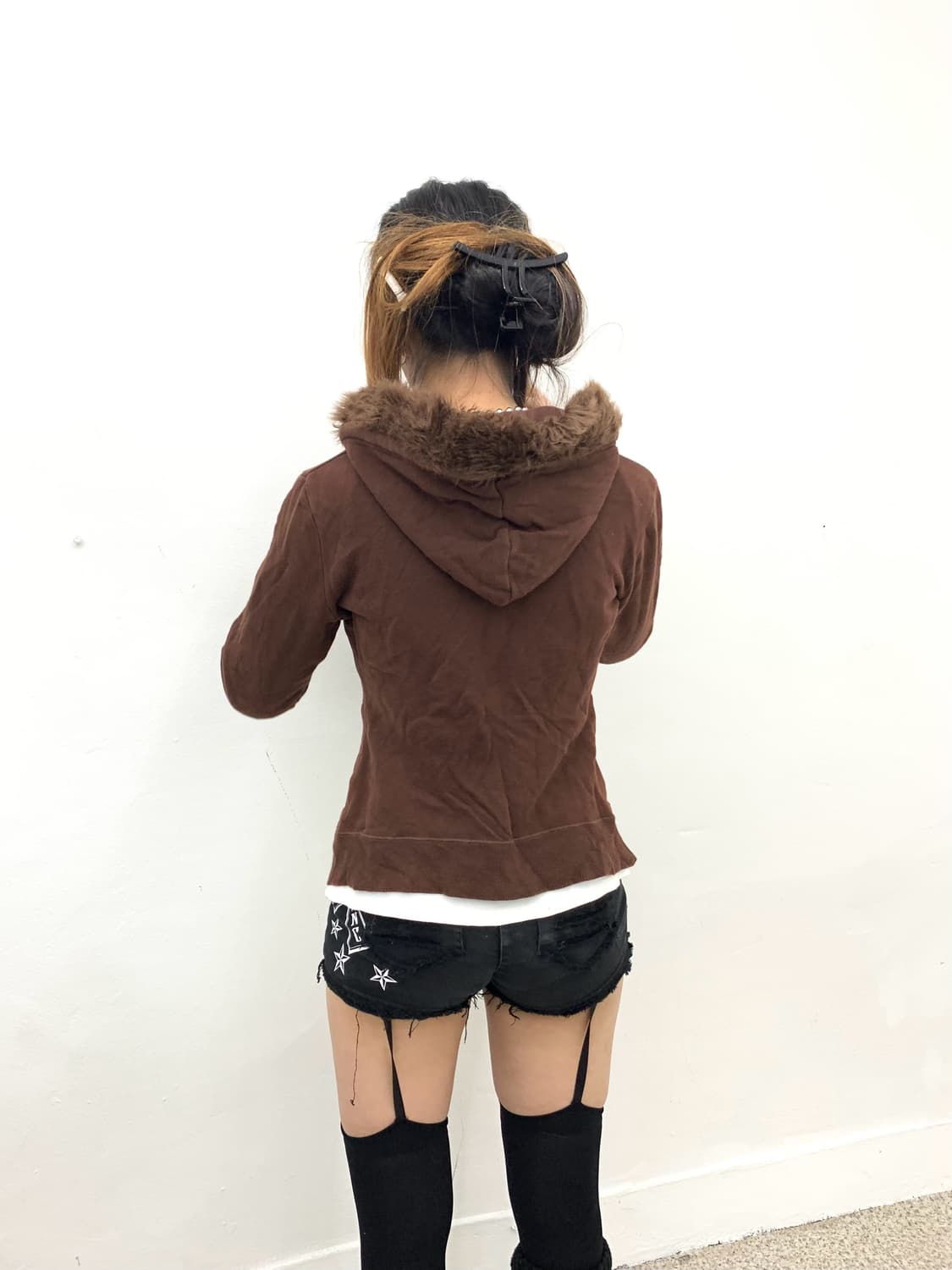 Kangol fur hoodie 상품이미지4